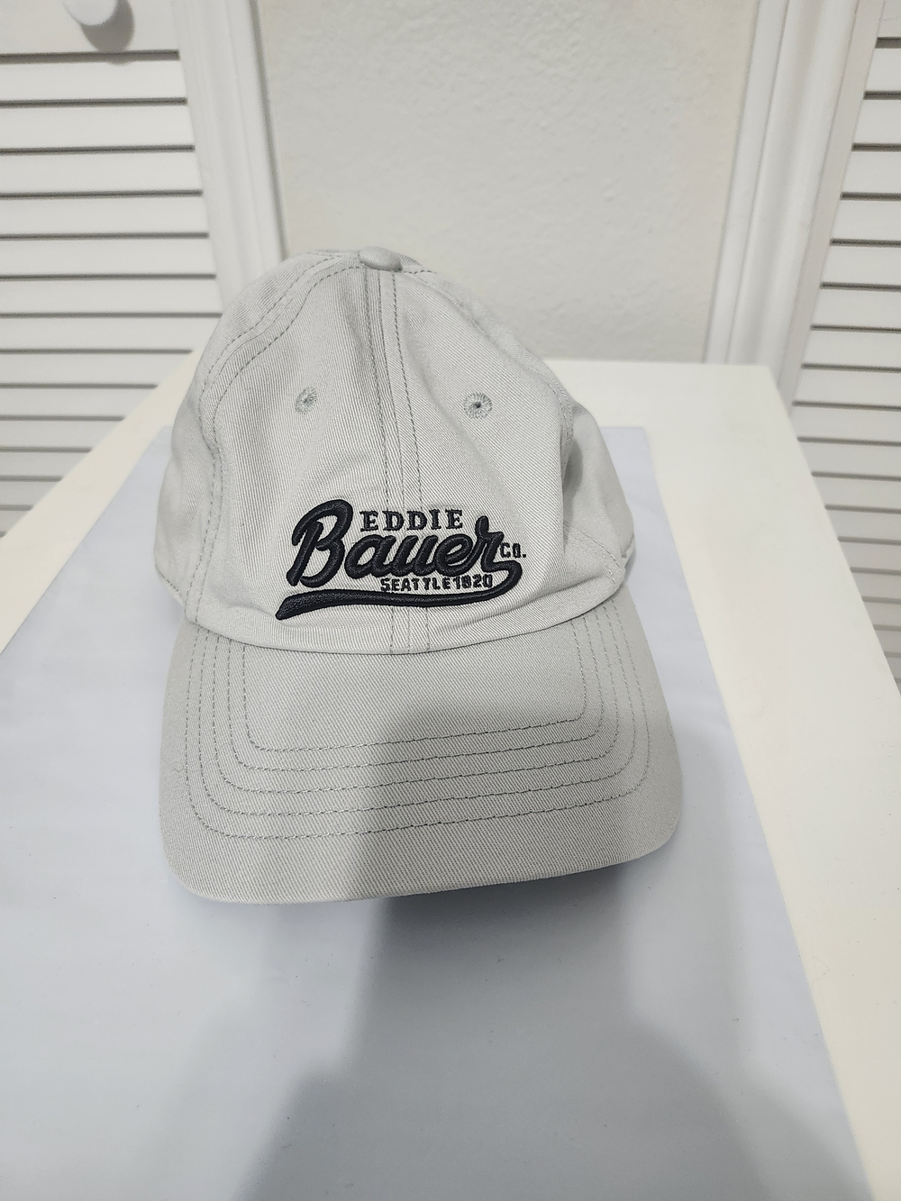 Eddie Bauer Light Gray Baseball Cap